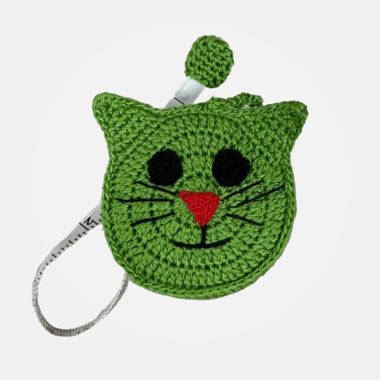 Cat Tape Measure (Green)