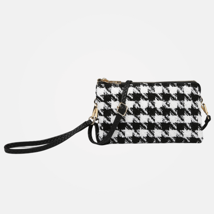 Jen & Co. Riley Crossbody (Houndstooth)