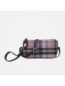 Jen & Co. Kendall Crossbody (Mauve Plaid)