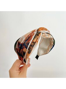 Retro Oil Painting Headband (Yellow)
