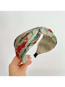 Retro Oil Painting Headband (Light Green)