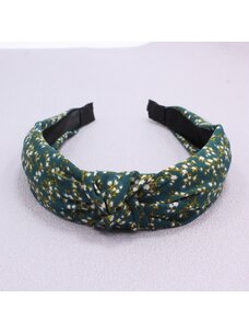 Simple Print Headband (Dark Green)