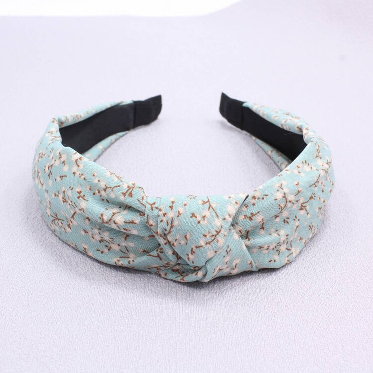 Simple Print Headband (Light Blue)