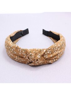 Simple Print Headband (Brown)
