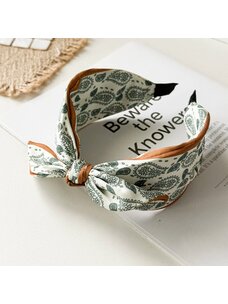 Paisley Knot Headband (Green)