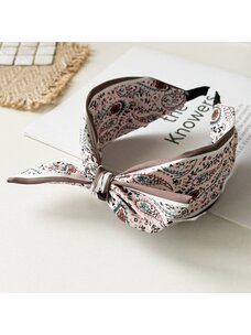 Paisley Knot Headband (Pink)