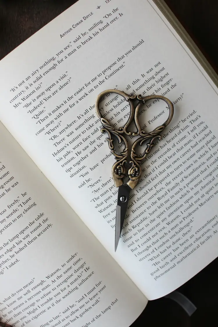 NNK Press Storybook Scissors (Antique Gold)