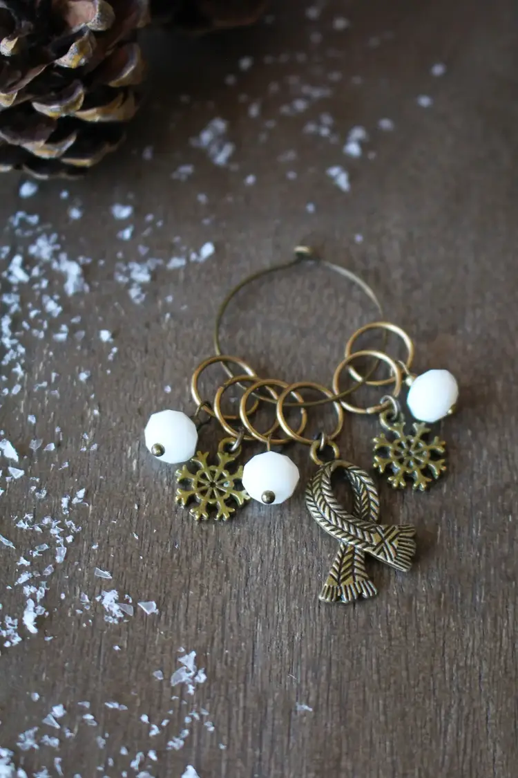 NNK Press Winter Scarf Stitch Marker Set