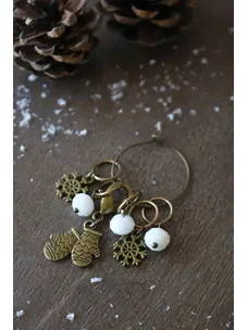 NNK Press Winter Mittens Stitch Marker Set