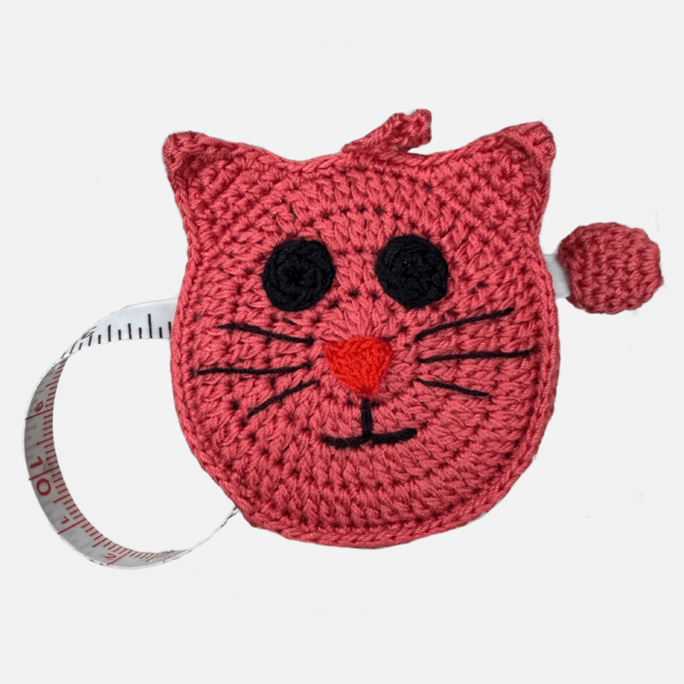 Cat Tape Measure (Pink)