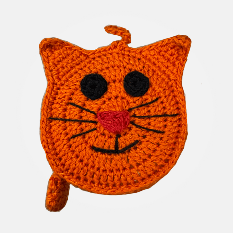 Cat Tape Measure (Orange)
