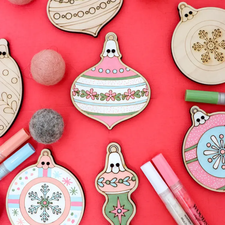 Woodsy Craft Co. Vintage Ornament DIY Craft Kit