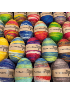 Twisted Purl Felted Soap
