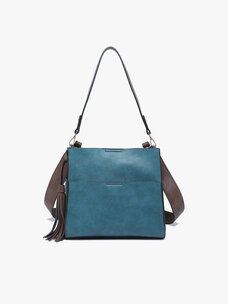 Jen & Co. Lyla Bucket Bag (Peacock)