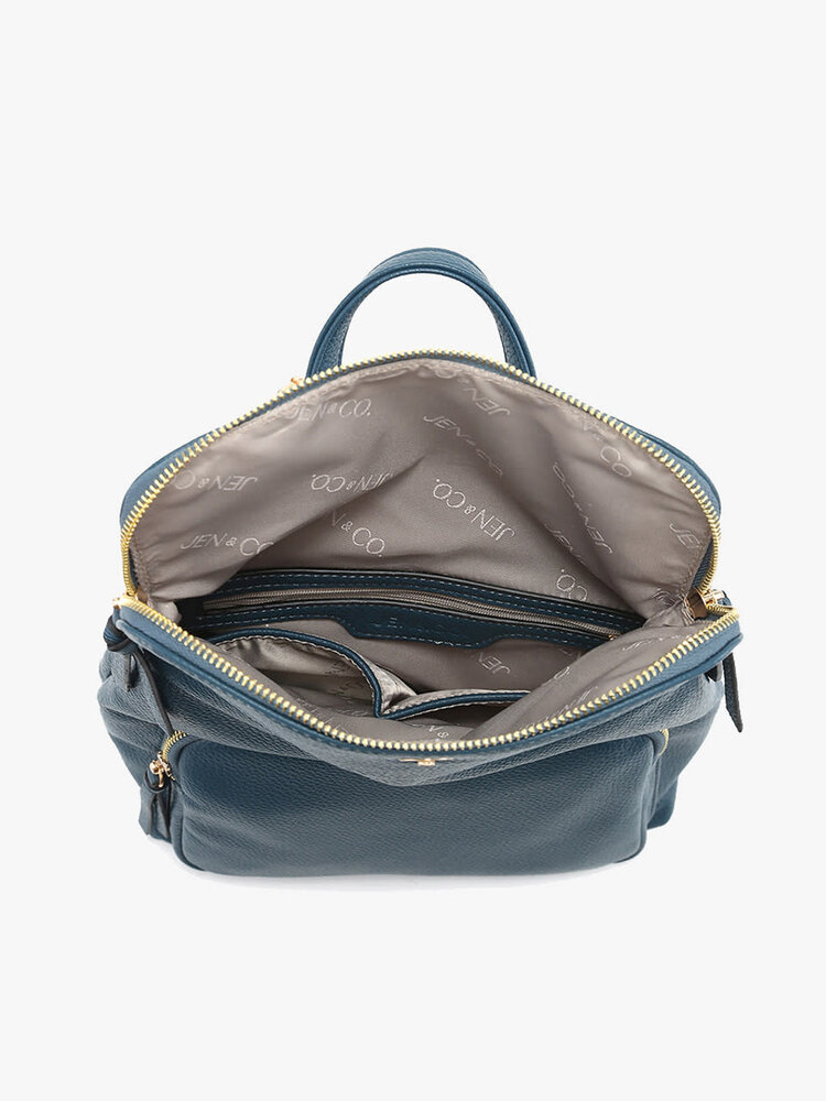 Jen & Co. Everlee Convertible Backpack (Prussian Blue)