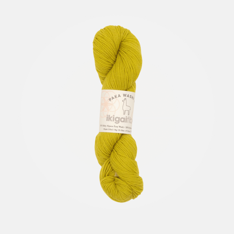 Ikigai Fiber Paka Washi | Chartreuse