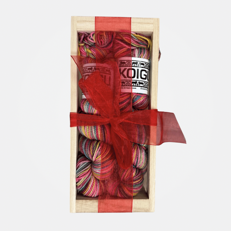 Koigu KPPPM Sock Crate | Festive (P105D)