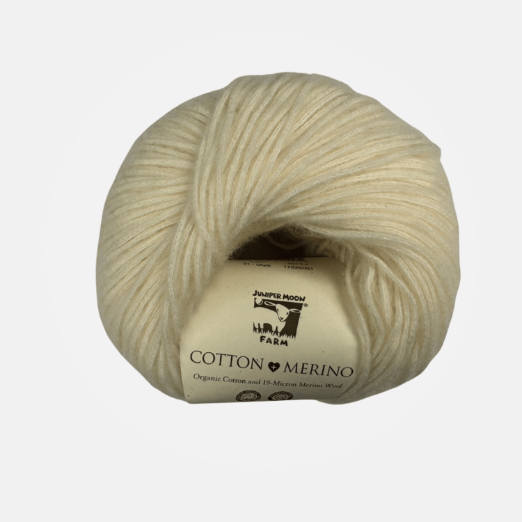 Juniper Moon Cotton+Merino | 01 (Chalk)