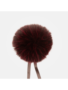 Ikigai Fiber Faux Fur Pom Pom (Bordeaux)