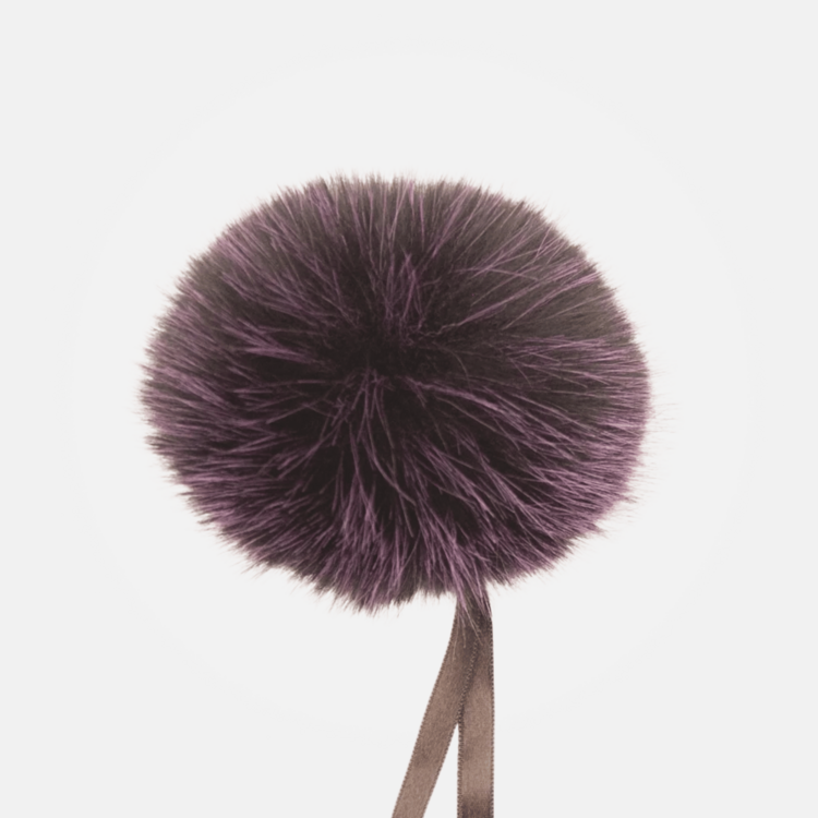 Ikigai Fiber Faux Fur Pom Pom (Grape)