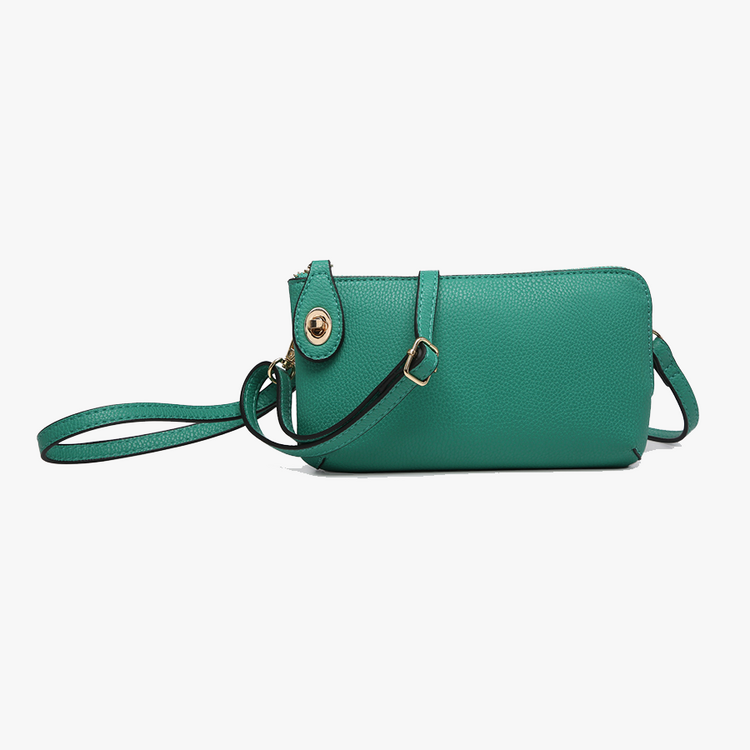 Jen & Co. Kendall Crossbody (Kelly Green)