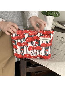 Mushroom Accessory Bag (Red)