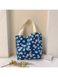 Vintage Corduroy Tote (Blue)