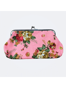 Long Floral Coin Purse (Pink)