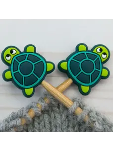 Fox & Pine Stitches Green Turtle Stitch Stoppers