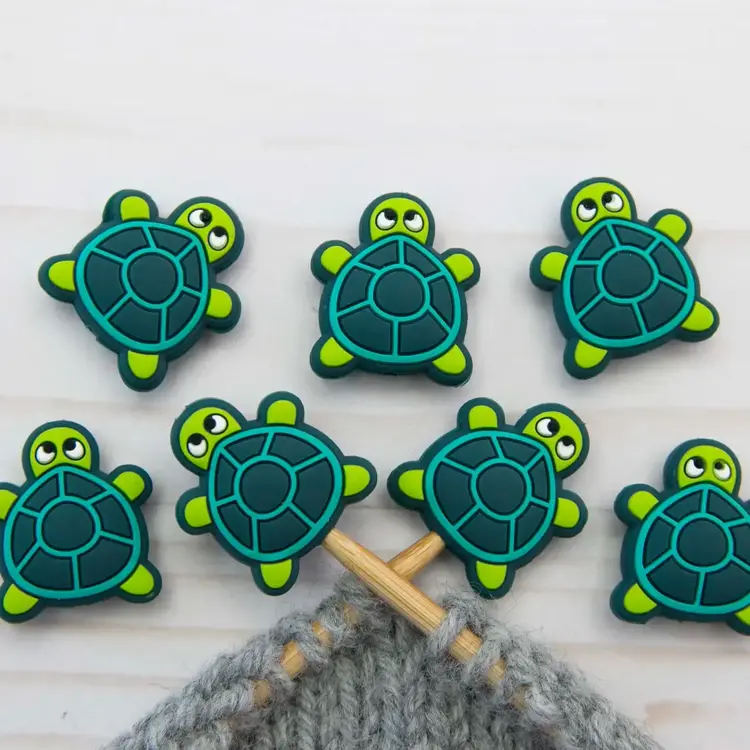 Fox & Pine Stitches Green Turtle Stitch Stoppers