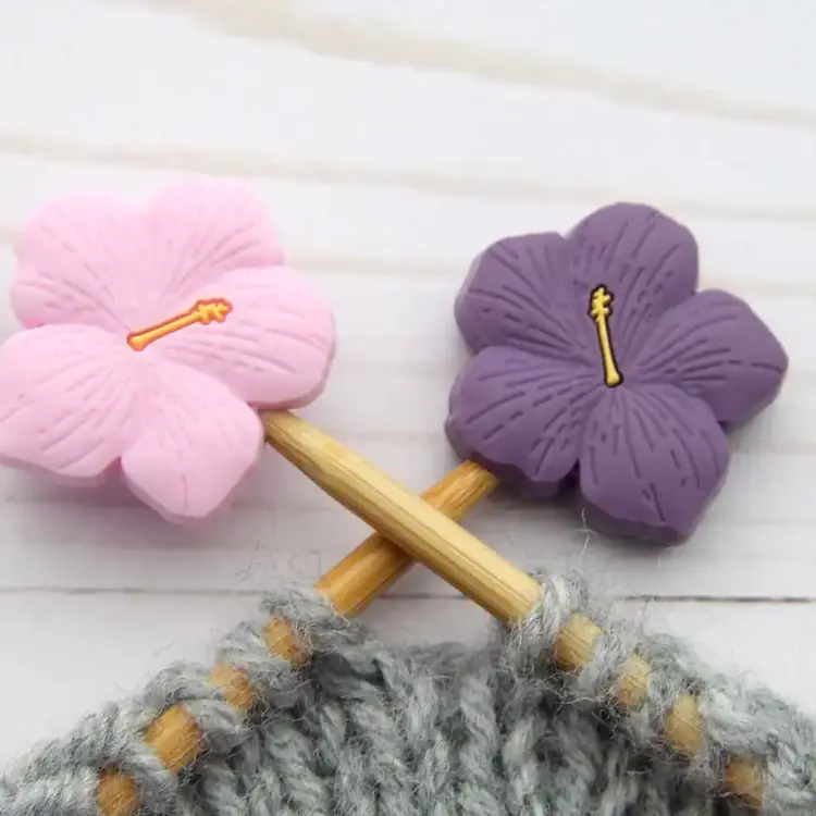 Fox & Pine Stitches Hibiscus Stitch Stoppers