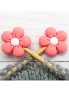 Fox & Pine Stitches Pink Flower Stitch Stoppers