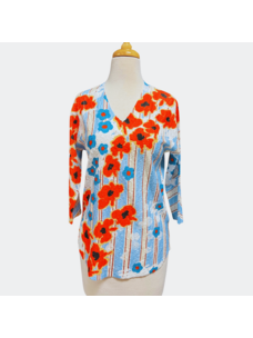 Inoah Poppy Breeze A-Line Top