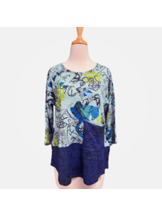 Inoah Graffiti Twist Top