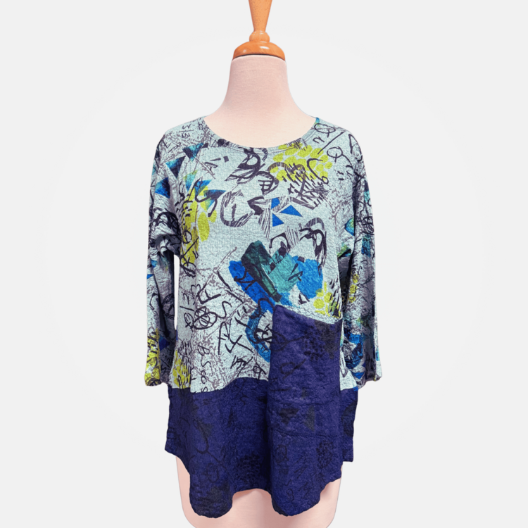 Inoah Graffiti Twist Top