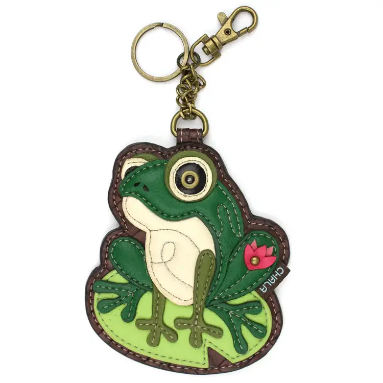 Chala Lily Frog Key Fob/Coin Purse