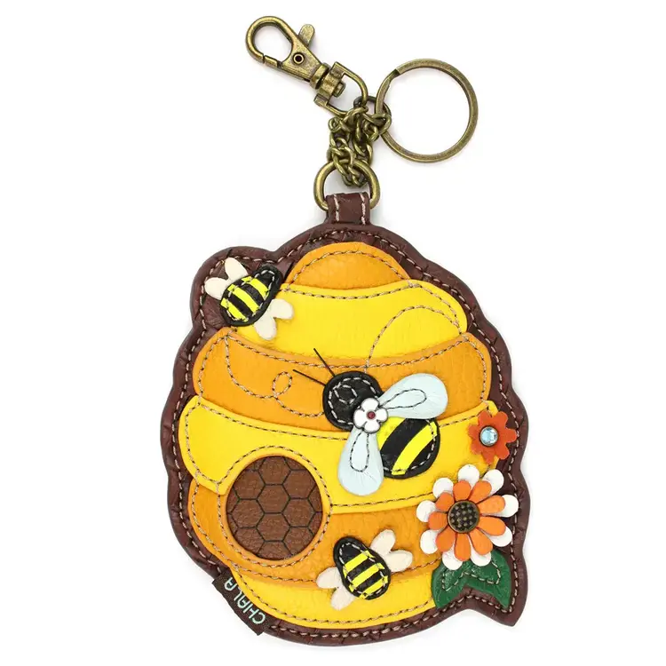 Chala Bee Hive Key Fob/Coin Purse