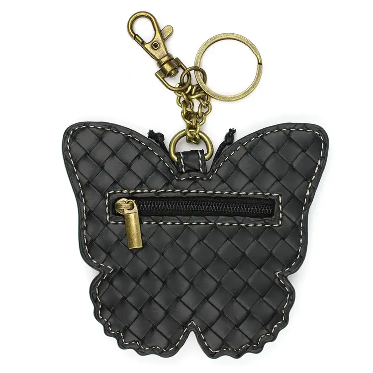 Chala Blue Butterfly Key Fob/Coin Purse