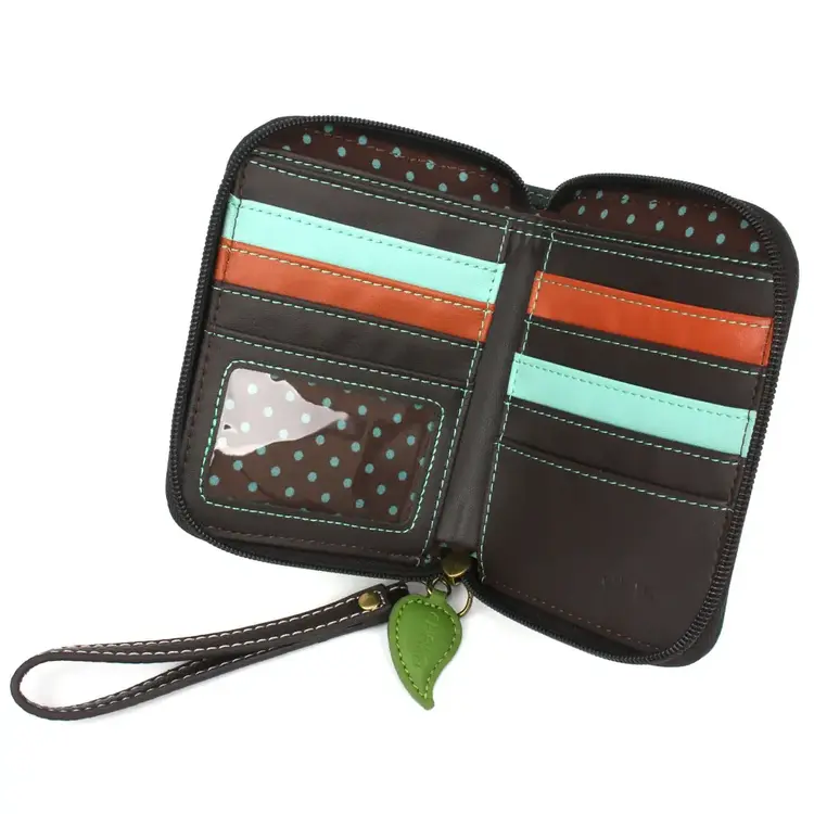Chala Lily Frog Zip Around Wallet