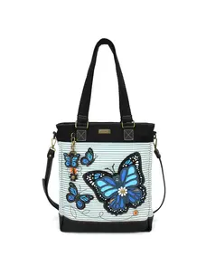 Chala Blue Butterfly Work Tote