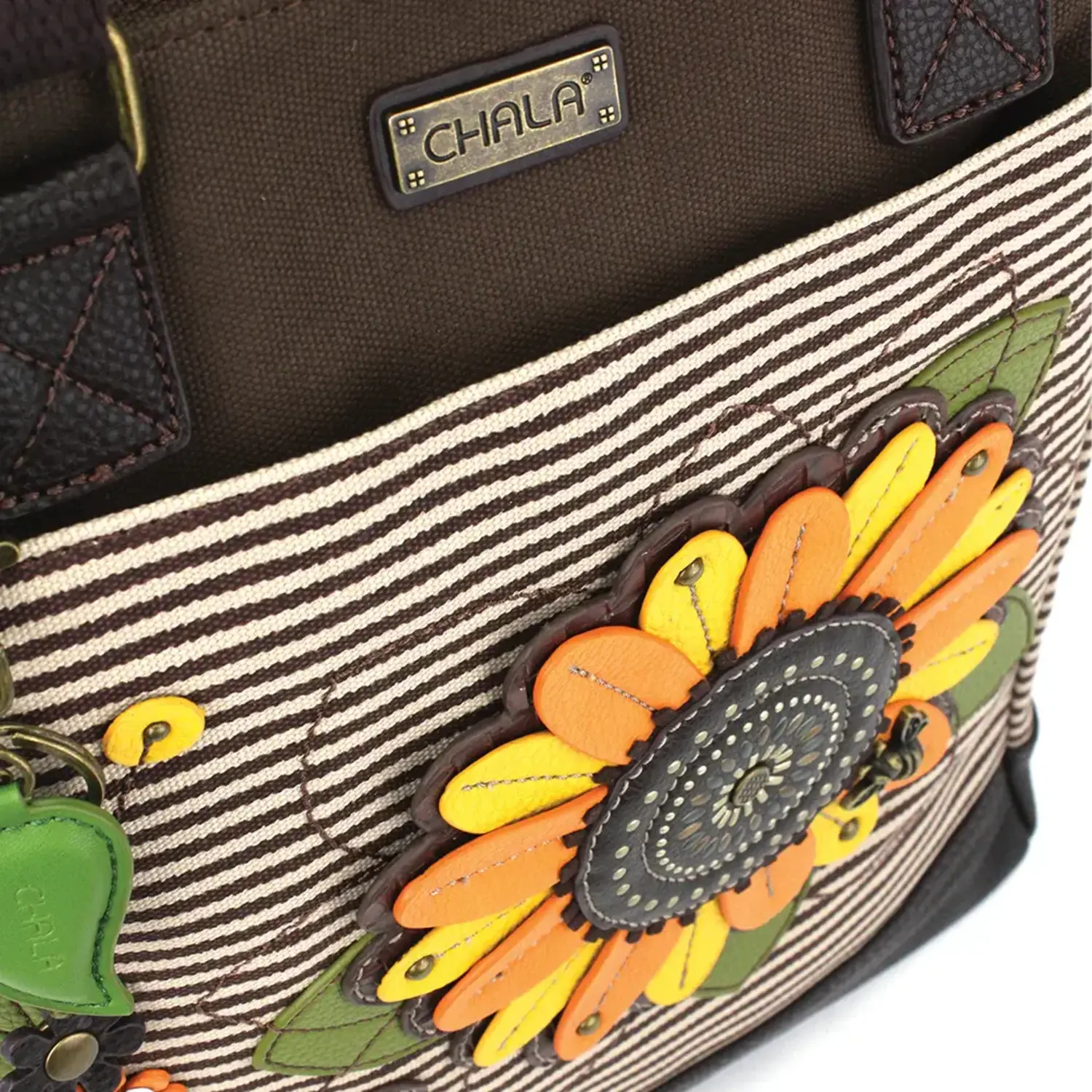 CHALA Canvas Sling Bag - Sunflower Chala Sunflower Venture Mini Carryall Handbag Navy  main image 2