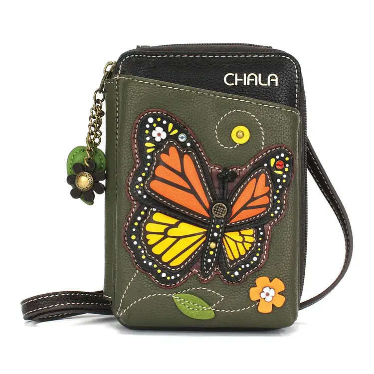 Chala Monarch Butterfly Wallet Crossbody