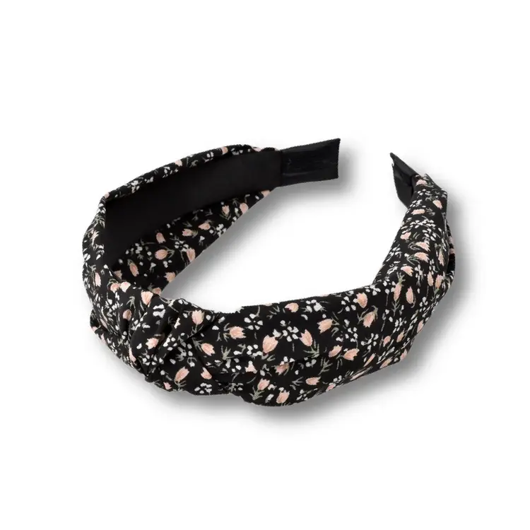 Bohemian Knotted Headband (Black)