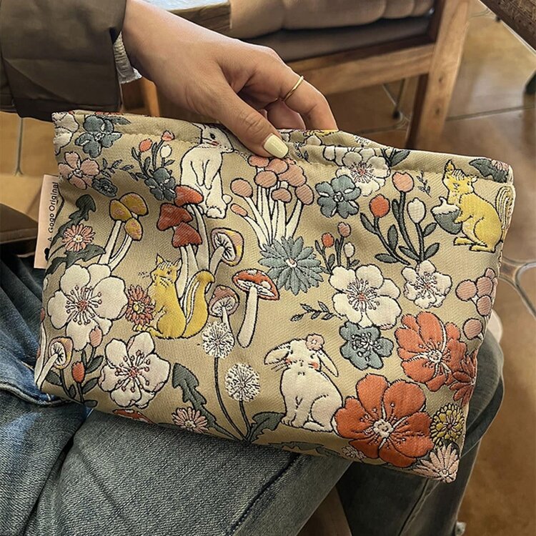Woodland Floral Accessory Bag
