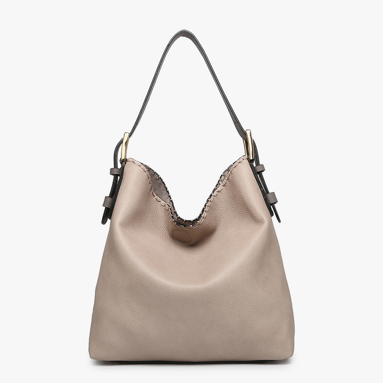 Jen & Co. Alexa Hobo (Fog Grey)