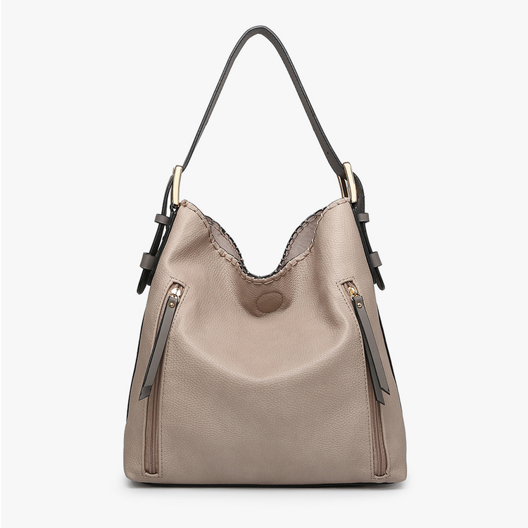 Jen & Co. Alexa Hobo (Fog Grey)