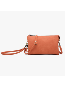 Jen & Co. Riley Crossbody (Burnt Coral)