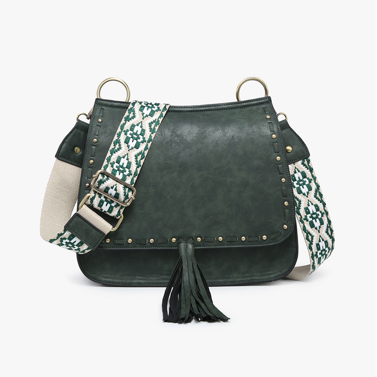 Jen & Co. Bailey Crossbody (Hunter Green)