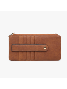 Jen & Co. Saige Card Holder Wallet (Brown)
