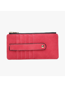 Jen & Co. Saige Card Holder Wallet (Hot Pink)